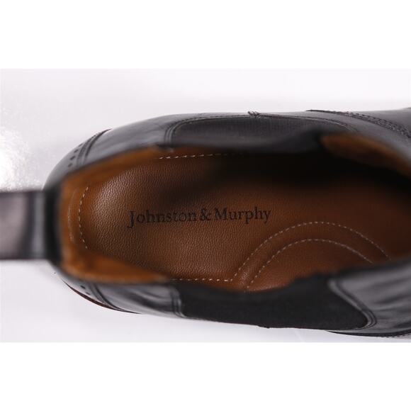 Johnston & Murphy Mens Black Ankle Chelsea Boots 11.5 M - Picture 10 of 11